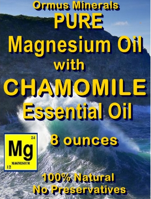 Ormus Minerals -Pure Magnesium Oil with CHAMOMILE EO