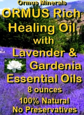 Ormus Minerals -Ormus Rich Healing Oil with Lavender and Gardenia Essential Oils